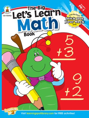 cover image of The Big Let's Learn Math Book, Grades PK - 1